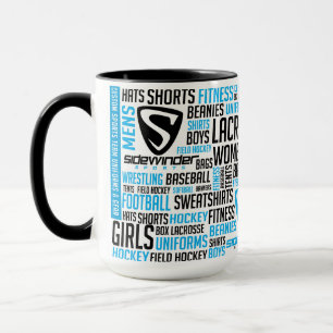 Sidewindersportar - ordkonst - mugg