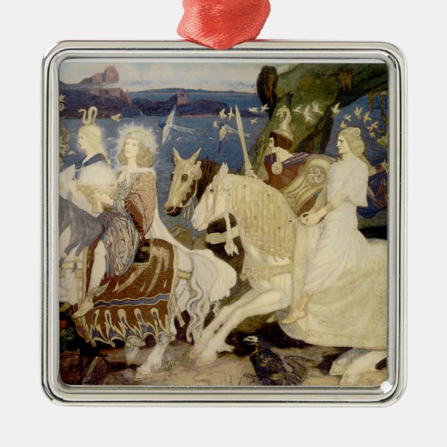 Sidhe Riders Julgransprydnad Metall (Framsidan)