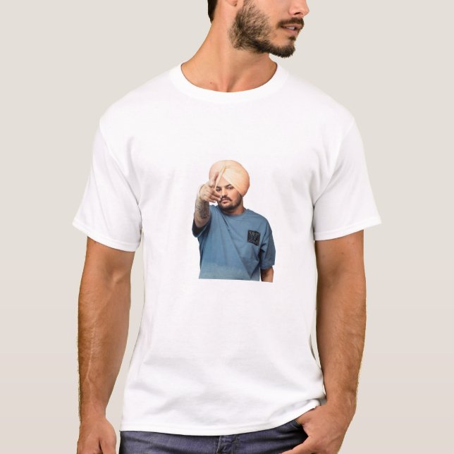 Sidhu moose wala t shirt (Framsida)
