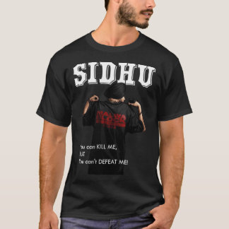 Sidhu Moosewala Sticker T Shirt