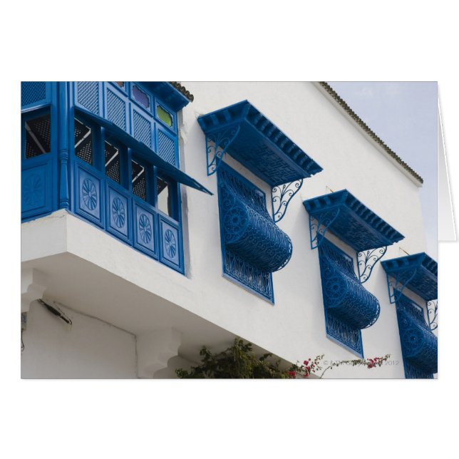 Sidi Bou Said, Tunisien Hälsningskort (Framsidan Horizontal)