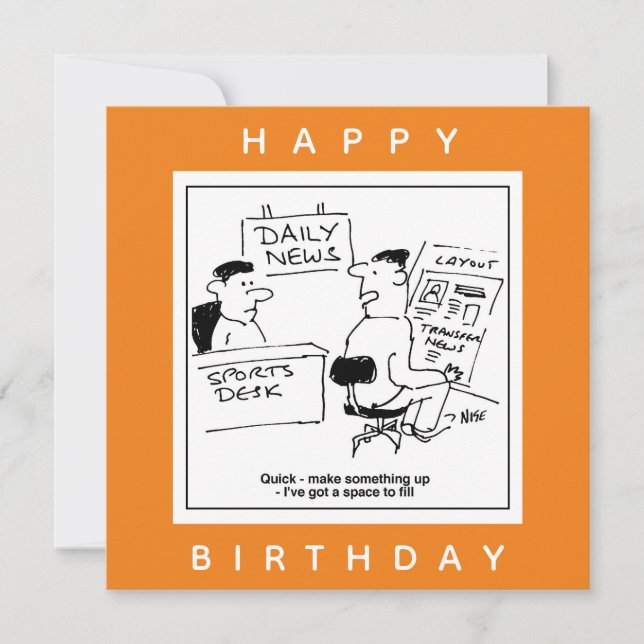 Sidlayoutdesigner & idrottskassett i ett nyhetsbla kort (Framsida)