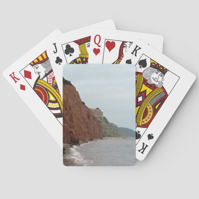 Sidmouth Cliffs Classic-uppspelningskort Kortlek (Baksidan)