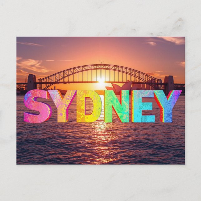 Sidney australia vykort (Framsida)