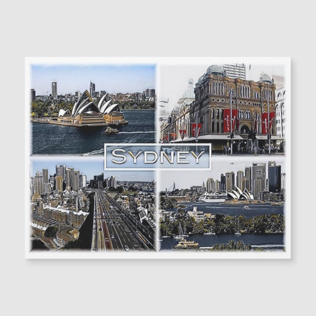 Sidney - Australien - Mosaic - (Framsida)