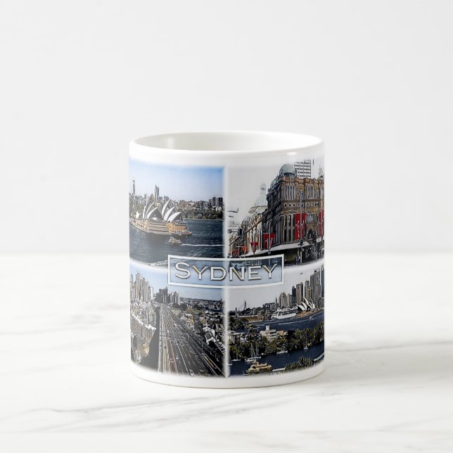 Sidney - Australien - Mosaic - Kaffemugg (Center)