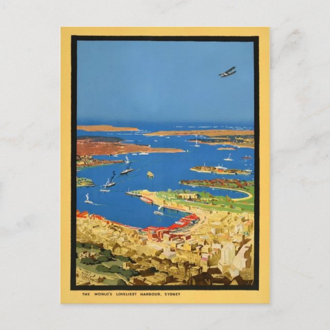 Sidney Harbor Vykort (Framsida)