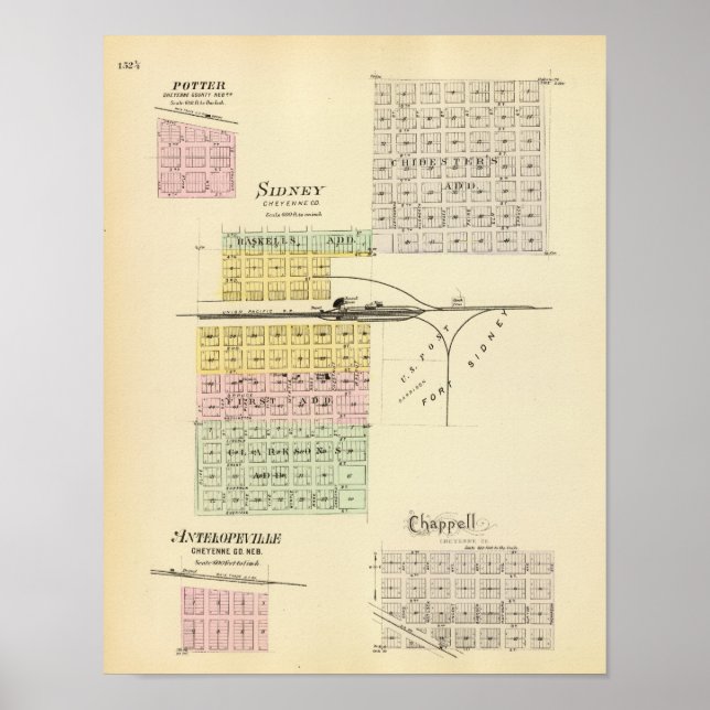 Sidney, Nebraska Poster (Framsidan)