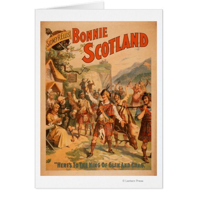 Sidney R. Ellis' Bonnie Scottish Play 3 Hälsningskort (Framsidan)