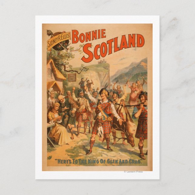 Sidney R. Ellis' Bonnie Scottish Play 3 Vykort (Framsida)