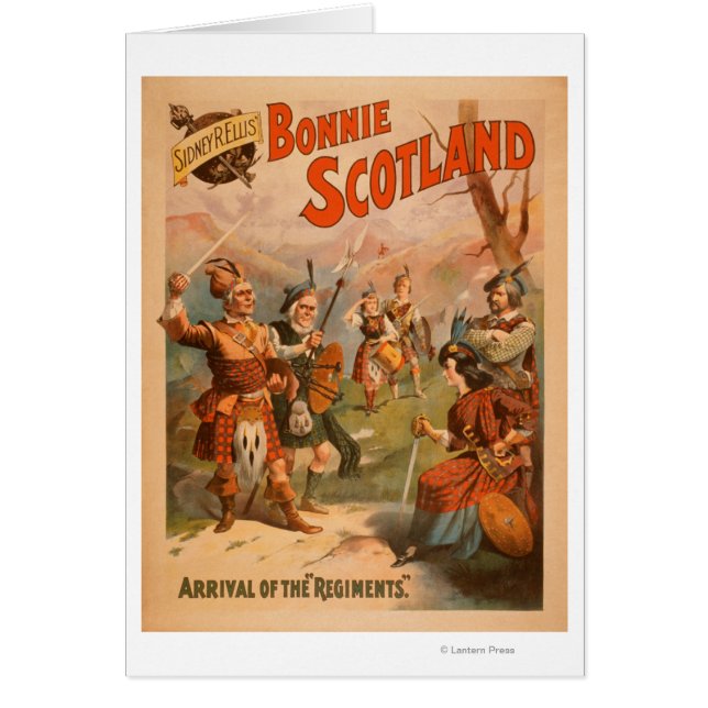 Sidney R. Ellis' Bonnie Scottish Play 4 Hälsningskort (Framsidan)