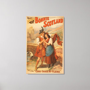 Sidney R. Ellis' Bonnie Skottland skotsk lek 2 Canvastryck
