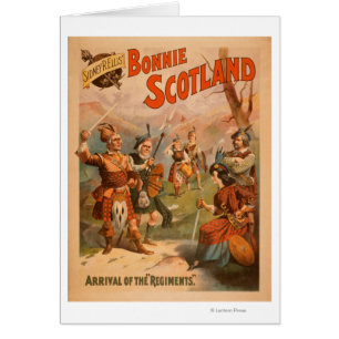 Sidney R. Ellis' Bonnie Skottland skotsk lek 4 Hälsningskort