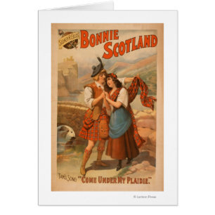 Sidney R. Ellis' Bonnie Skottland skotsk lek Hälsningskort