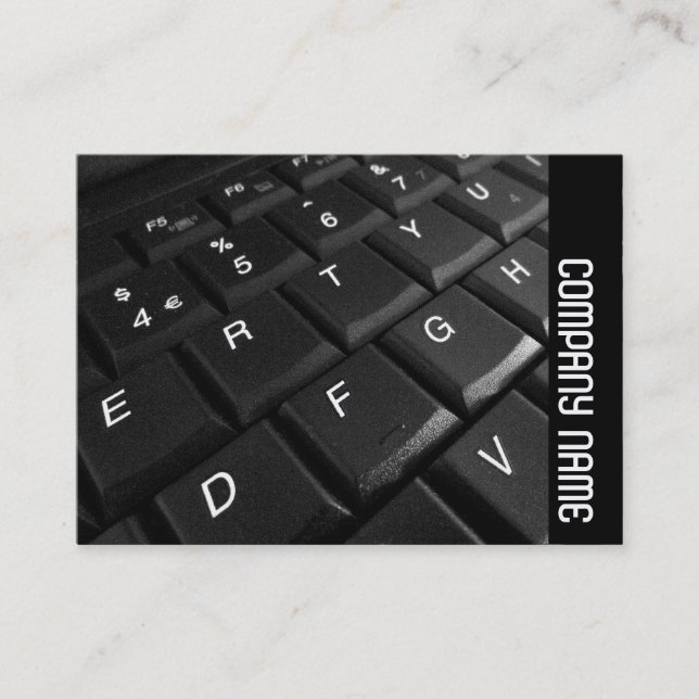Sidoband - bärbar Tangentbord Visitkort (Framsida)