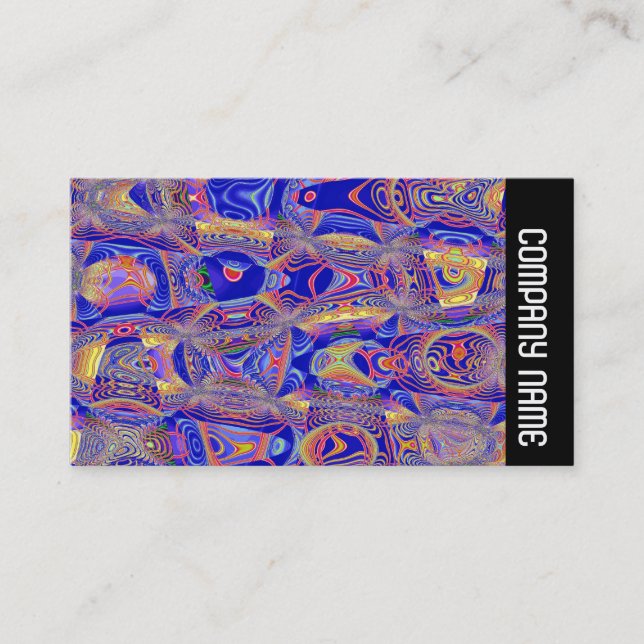 Sidoband - Fractal Abstrakt 061012a Visitkort (Framsida)