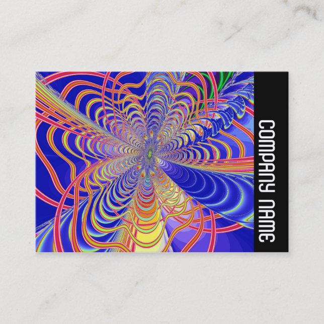 Sidoband - Fractal Abstrakt 061012d Visitkort (Framsida)