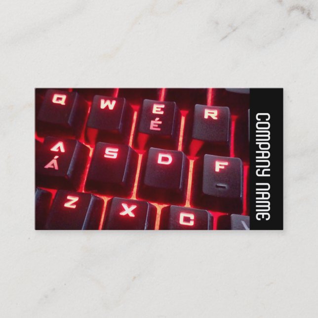 Sidoband - Glowing Tangentbord Visitkort (Framsida)