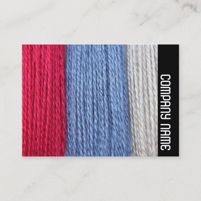 Sidoband - mörk tråd visitkort (Framsida)