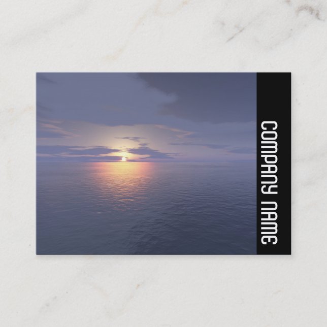 Sidoband - Soluppgång/solnedgång Visitkort (Framsida)