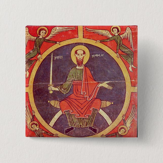 Sidopanel från en altarpiece knapp (Framsida)