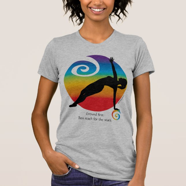 Sidoplansinläsning för stjärnor t shirt (Framsida)