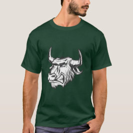 Sidoprofil Raging Bull Vintage Stil Bull T Shirt