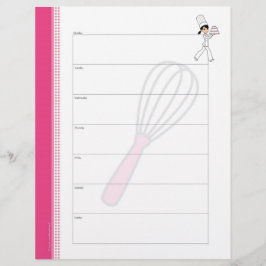 Sidor för Chef Weekly Meal Planner