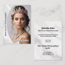 Sidor för Marble Ice-tävling Plattform Affärsprofi Visitkort