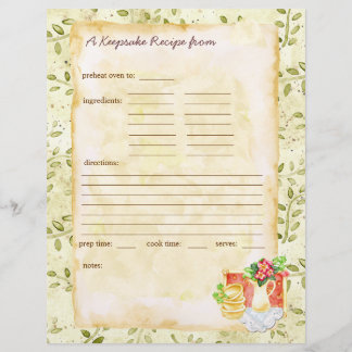 Sidor för Mina nyckelnoder för recept