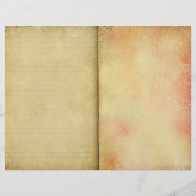 Sidor med parker och vattenfärg i Journal (Framsida)