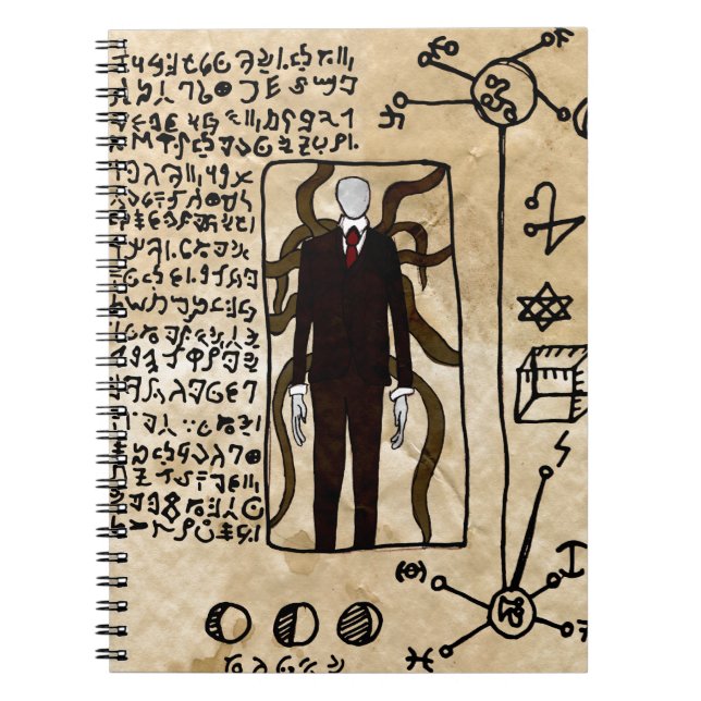 Sidorna av Necronomiconen Anteckningsbok (Framsidan)