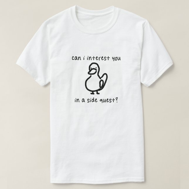Sidosökande Spelande Meme T Shirt (Design framsida)