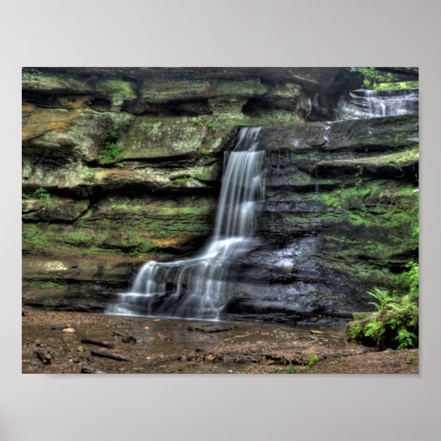 Sidovattenfall, gammans grotta, Ohio Poster (Framsidan)