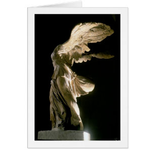 Sidovy över Samothracs seger (Parian mar) Hälsningskort