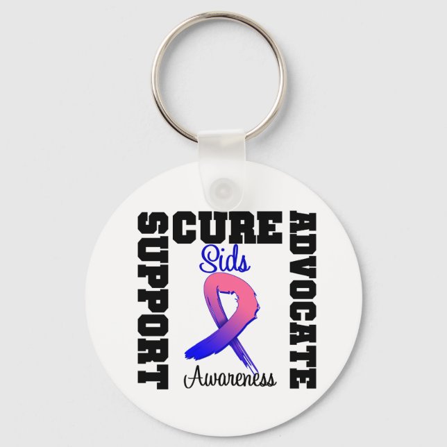 SIDS Support Advocate Cure Nyckelring (Framsida)