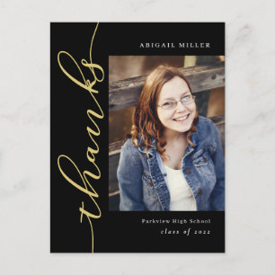 Sidskrivning redigerbart vykort för Färg Tack