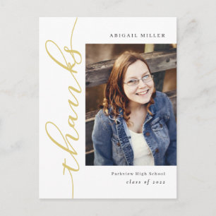 Sidskrivning redigerbart vykort för Färg Tack