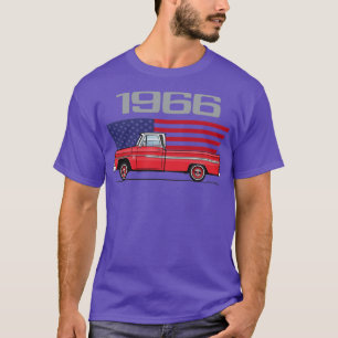 sidvisning med flagga t shirt