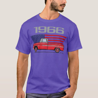 sidvisning med flagga t shirt