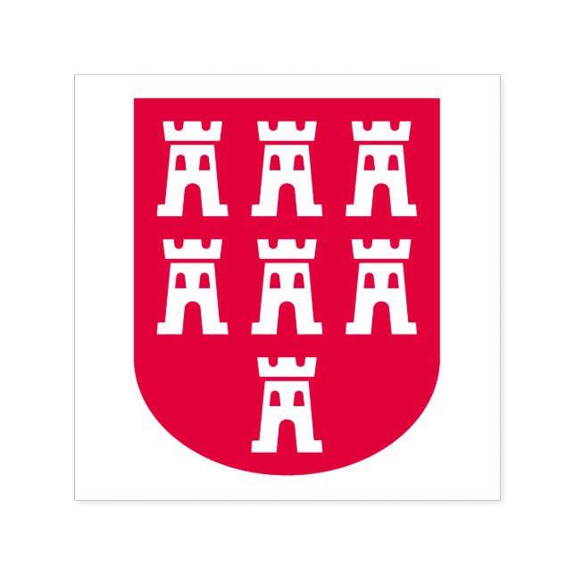 Siebenbürgen Frimärke Självfärgande Stämpel (Design)