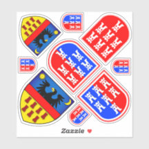 Siebenbürger Wappen Klistermärke
