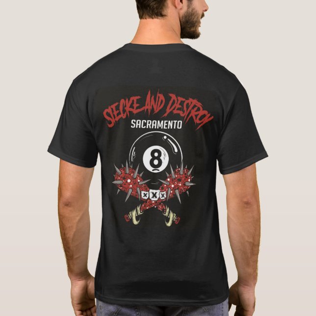 Siecke & Destroy Team T-Shirt (Baksida)