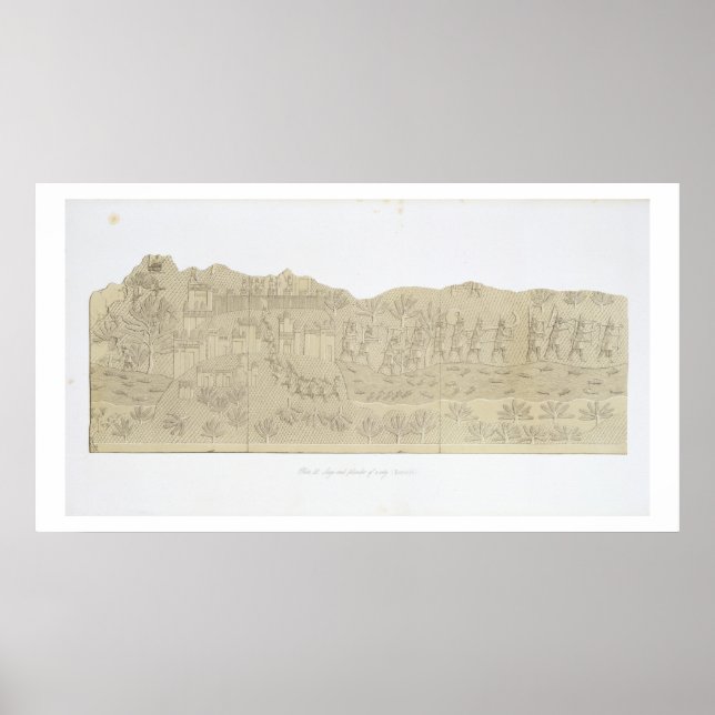 Siege and Plunder of a City, Koujunjik, 40 f Poster (Framsidan)