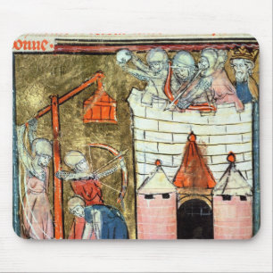 Siege av chateauen de Chinon Musmatta