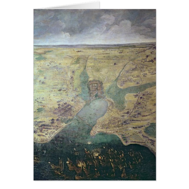 Siege av La Rochelle Hälsningskort (Framsidan)