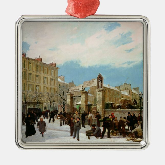 Siege av Paris Julgransprydnad Metall (Framsidan)