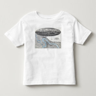 Siege av Vicksburg - panorama- karta 3 för T Shirt