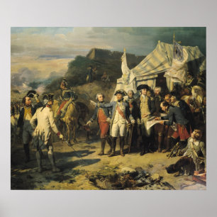 Siege av Yorktown, 17th Oktober 1781, 1836 Poster