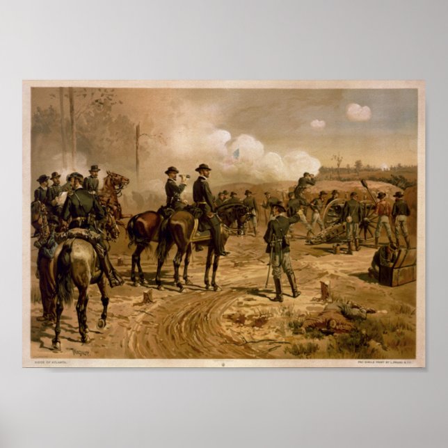 Siege of Atlanta Poster (Framsidan)